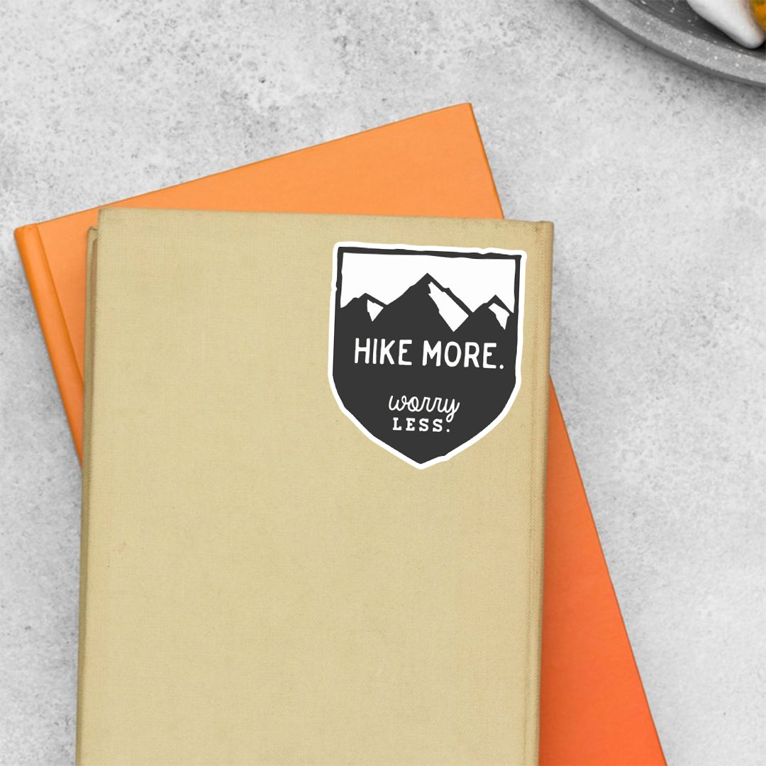 Hike More Worry Less Travels Stickers