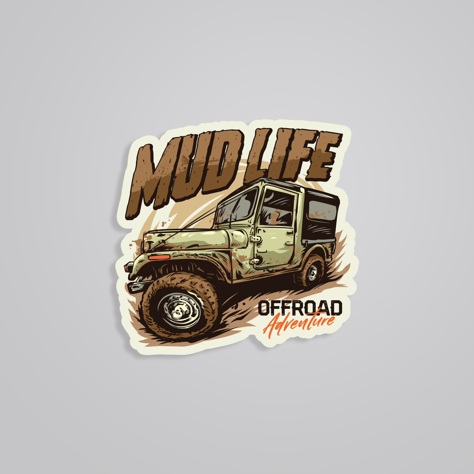 Fomo Store Stickers Travels Mud Life