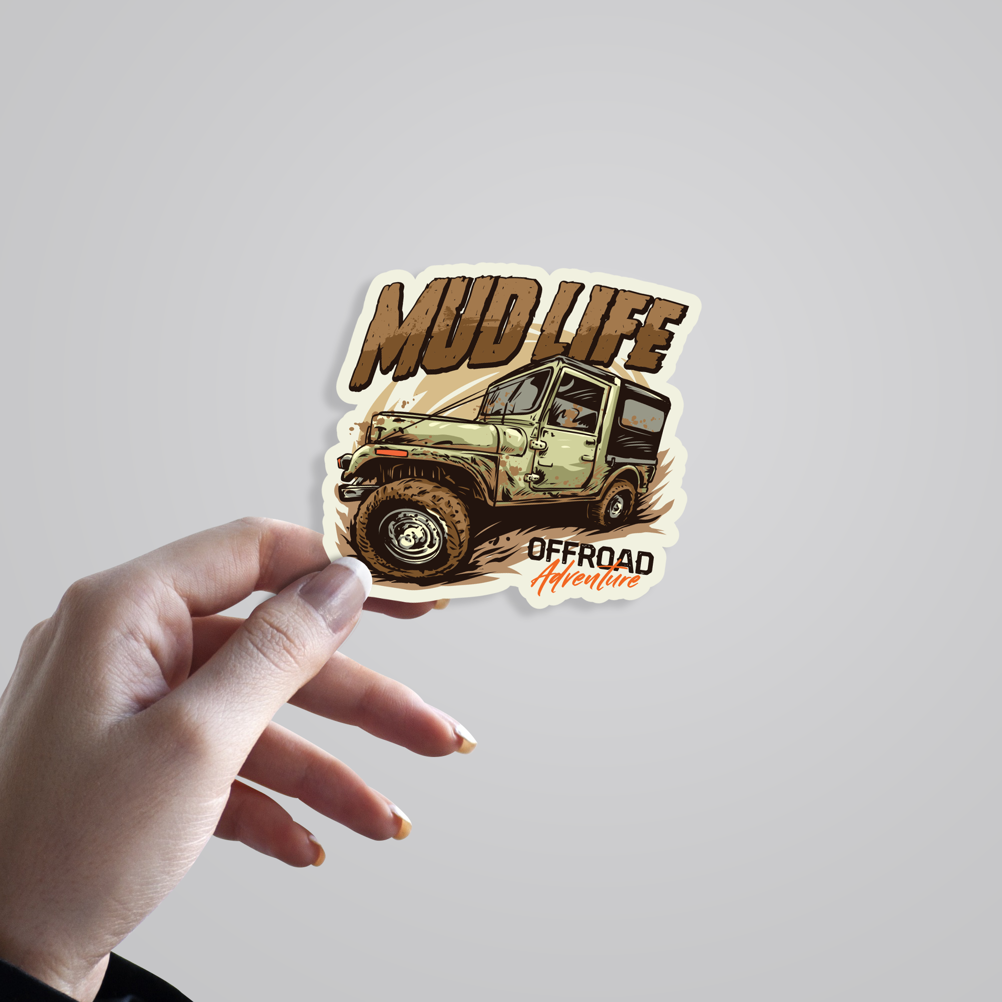 Mud Life Travels Stickers