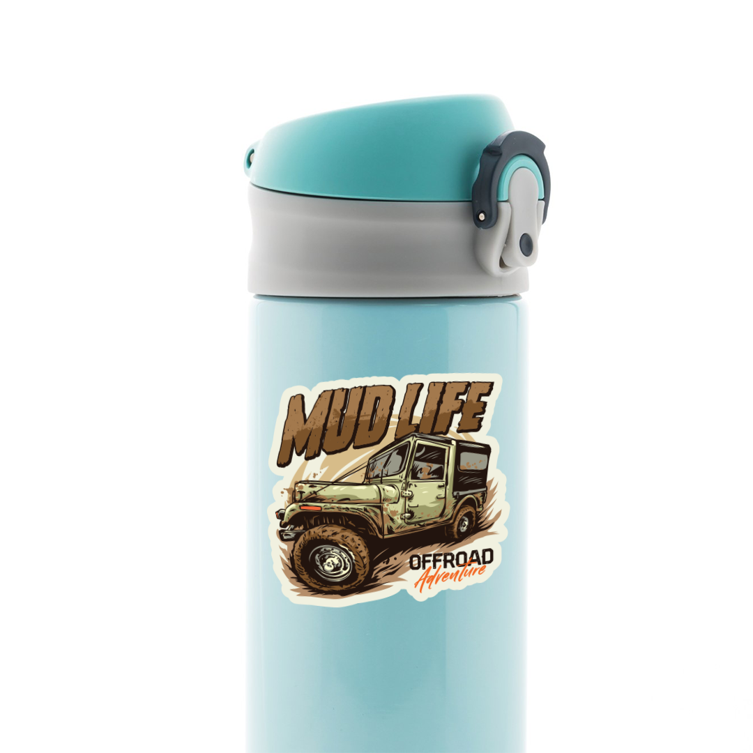 Mud Life Travels Stickers