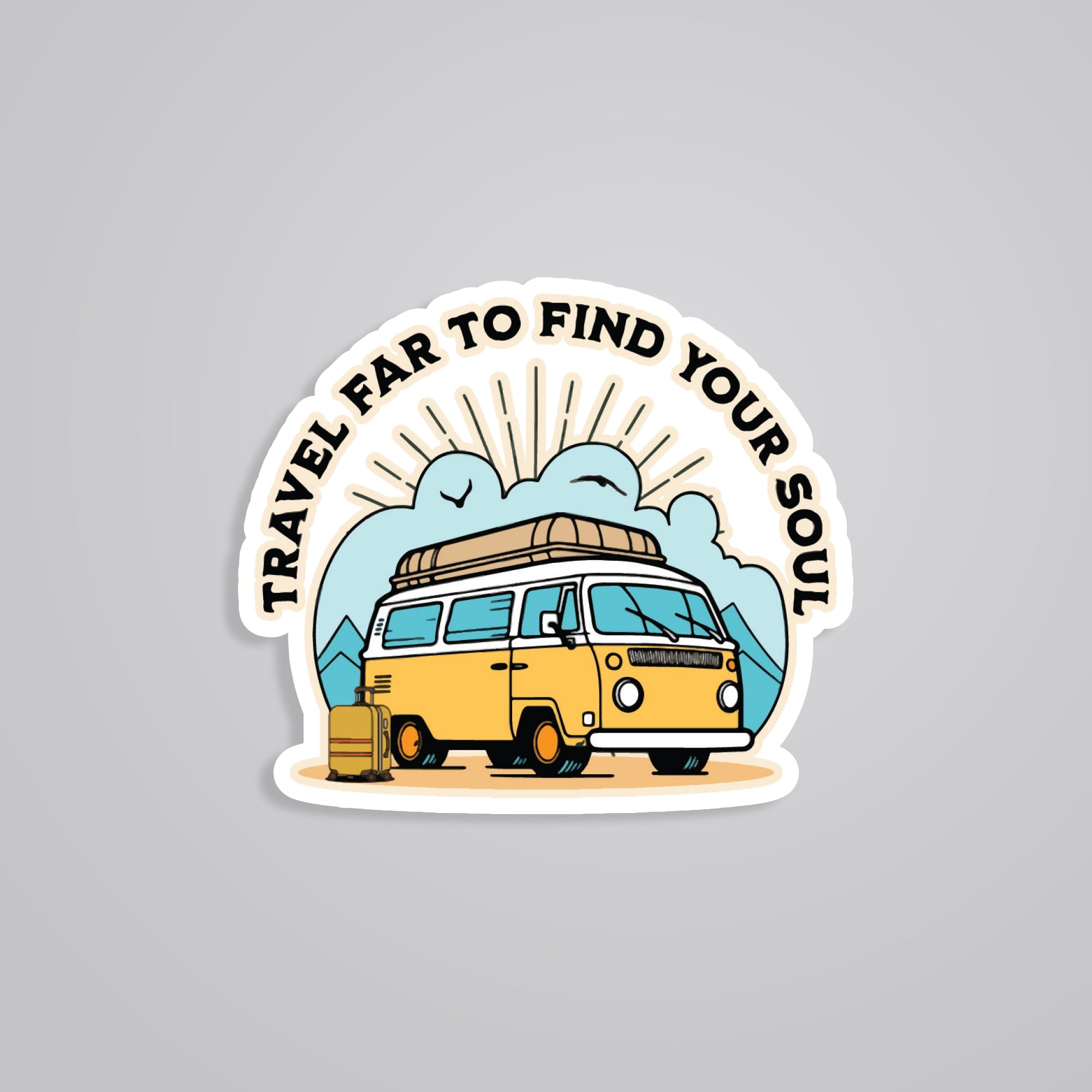 Fomo Store Stickers Travels Travel Far To Find Your Soul 