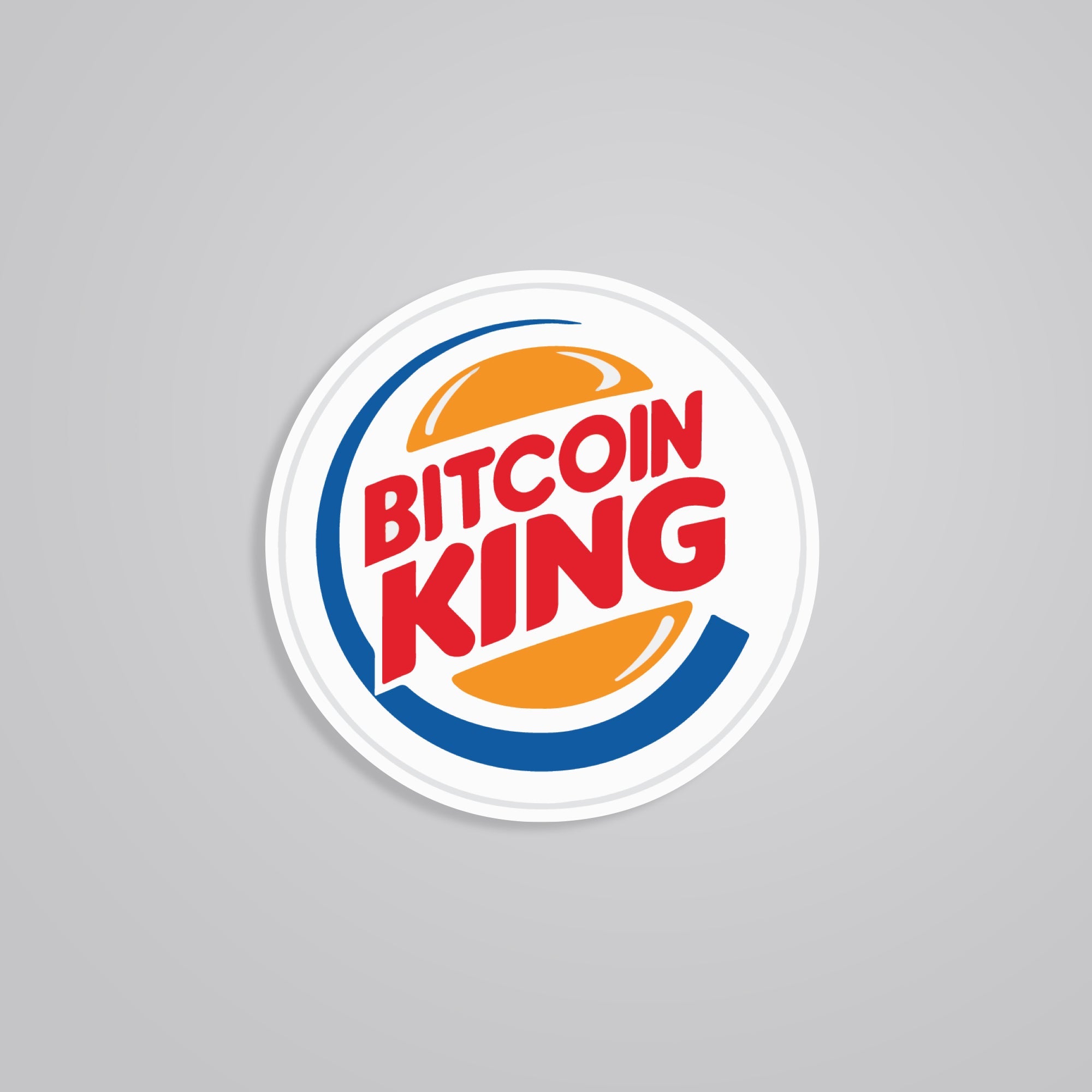 Fomo Store Stickers Witty Bitcoin King