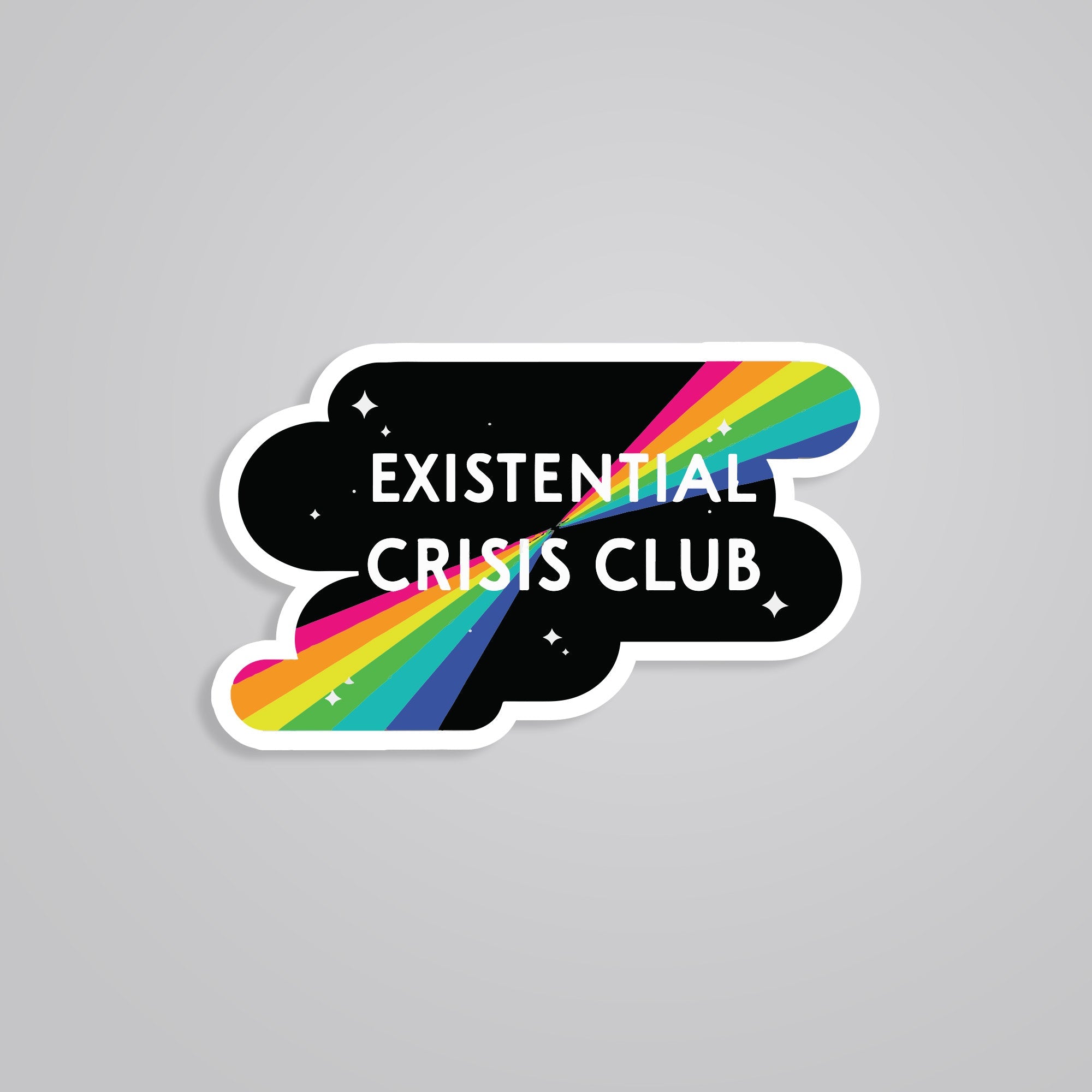 Fomo Store Stickers Witty Existential Crisis Club