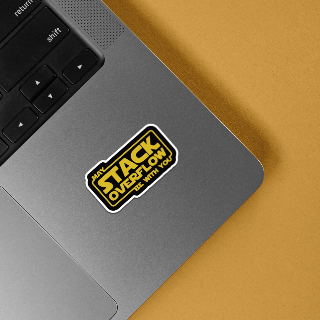 May Stack Overflow Be With You Witty Stickers