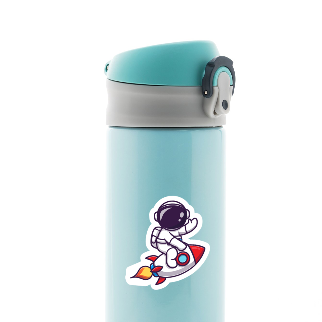 Bye Bye Astronaut Casual Stickers