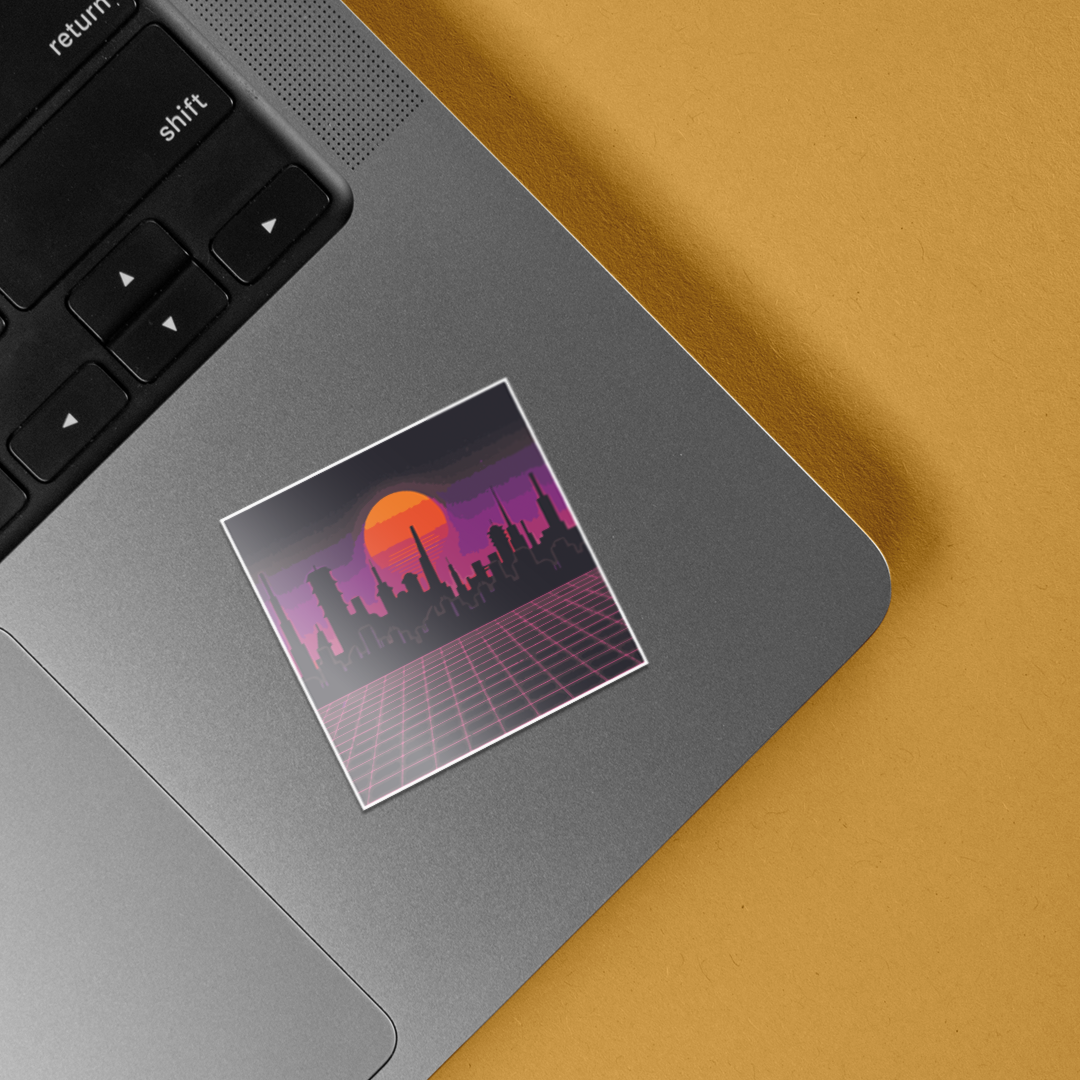 City Skyline Casual Stickers