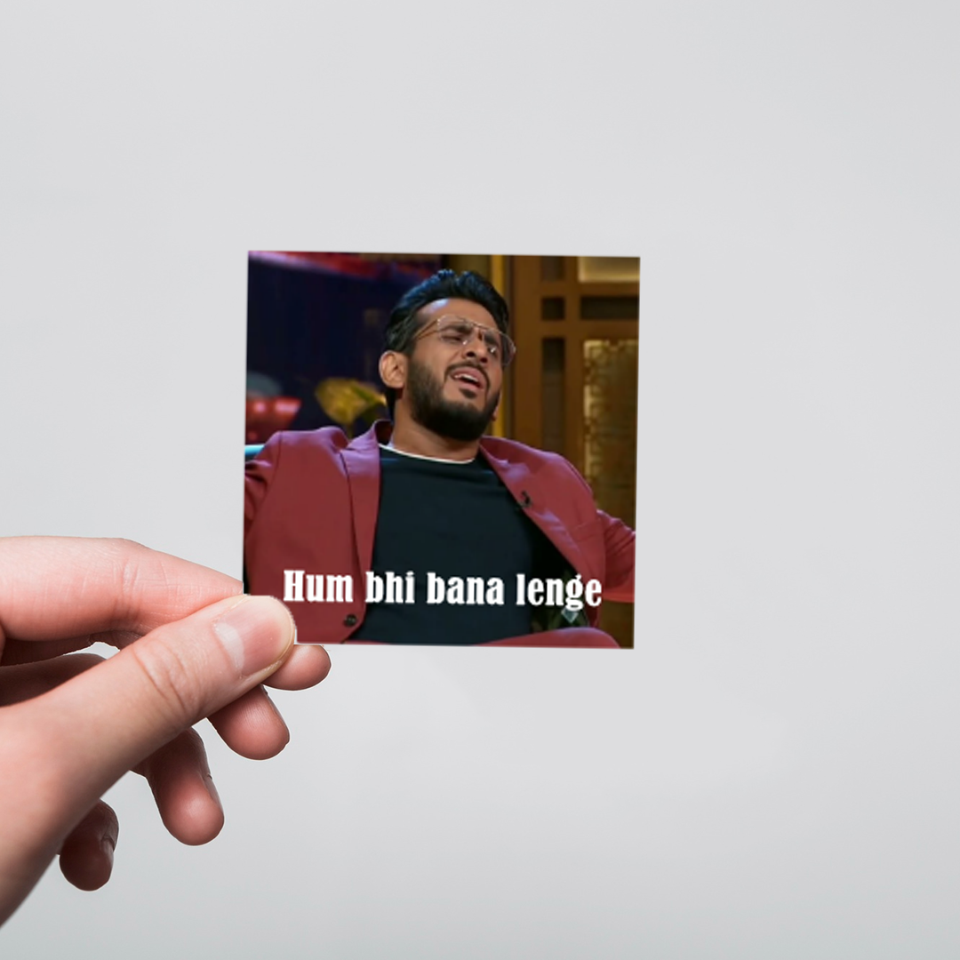 Fomo Store Stickers Meme Stickers Hum bhi banalenge  