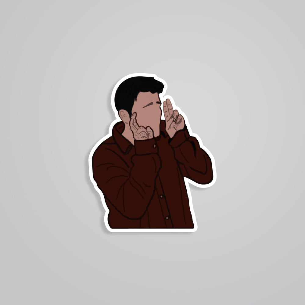 Friends Joey Stickers - Relive Joey's Charm with Iconic Sticker Collection