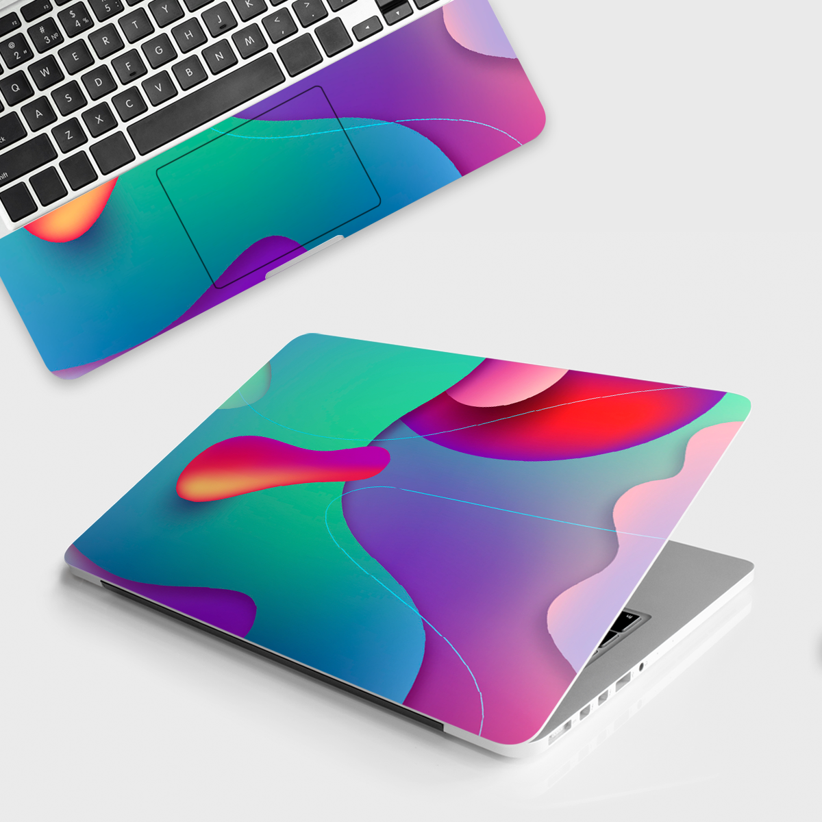 Fomo Store Laptop Skins Abstract Gradient Blobs