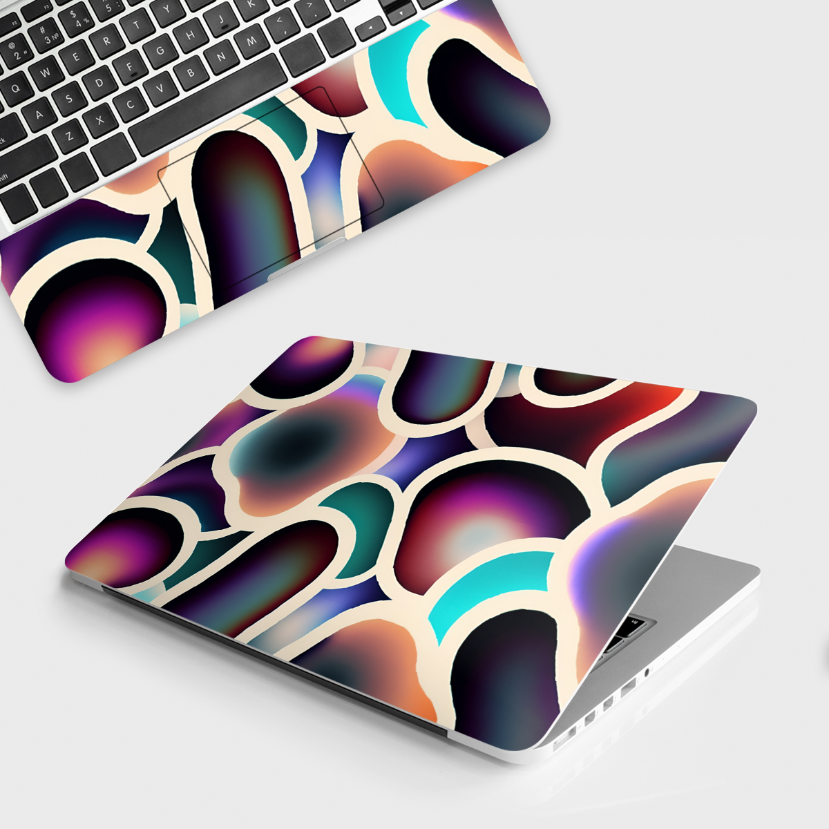 Fomo Store Laptop Skins Abstract Colorful Blobs