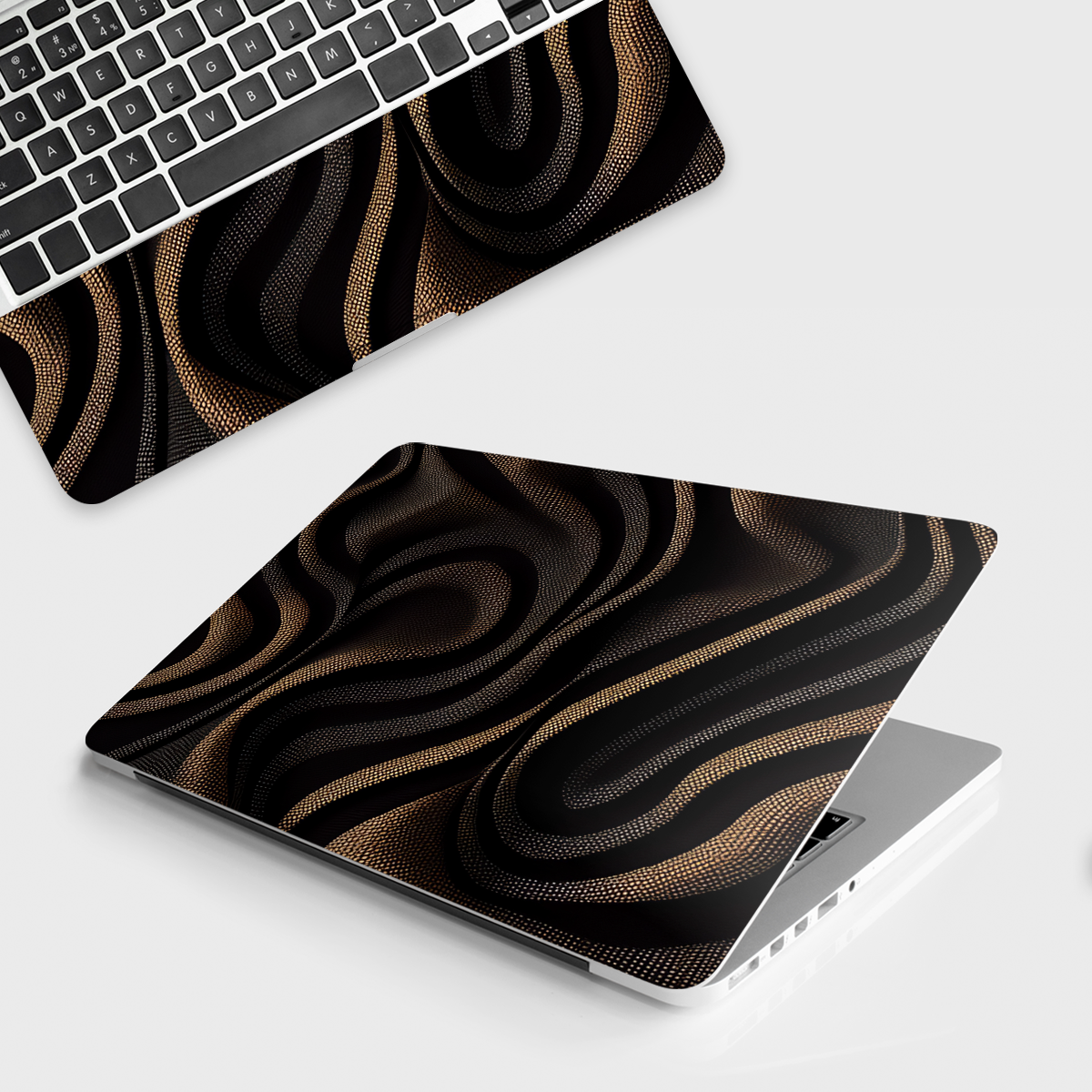 Fomo Store Laptop Skins Abstract Wave Pattern
