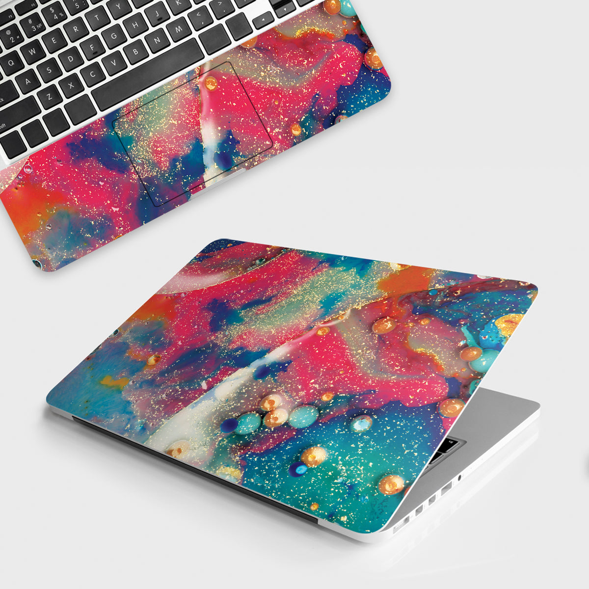 Fomo Store Laptop Skins Marble Colorful Design