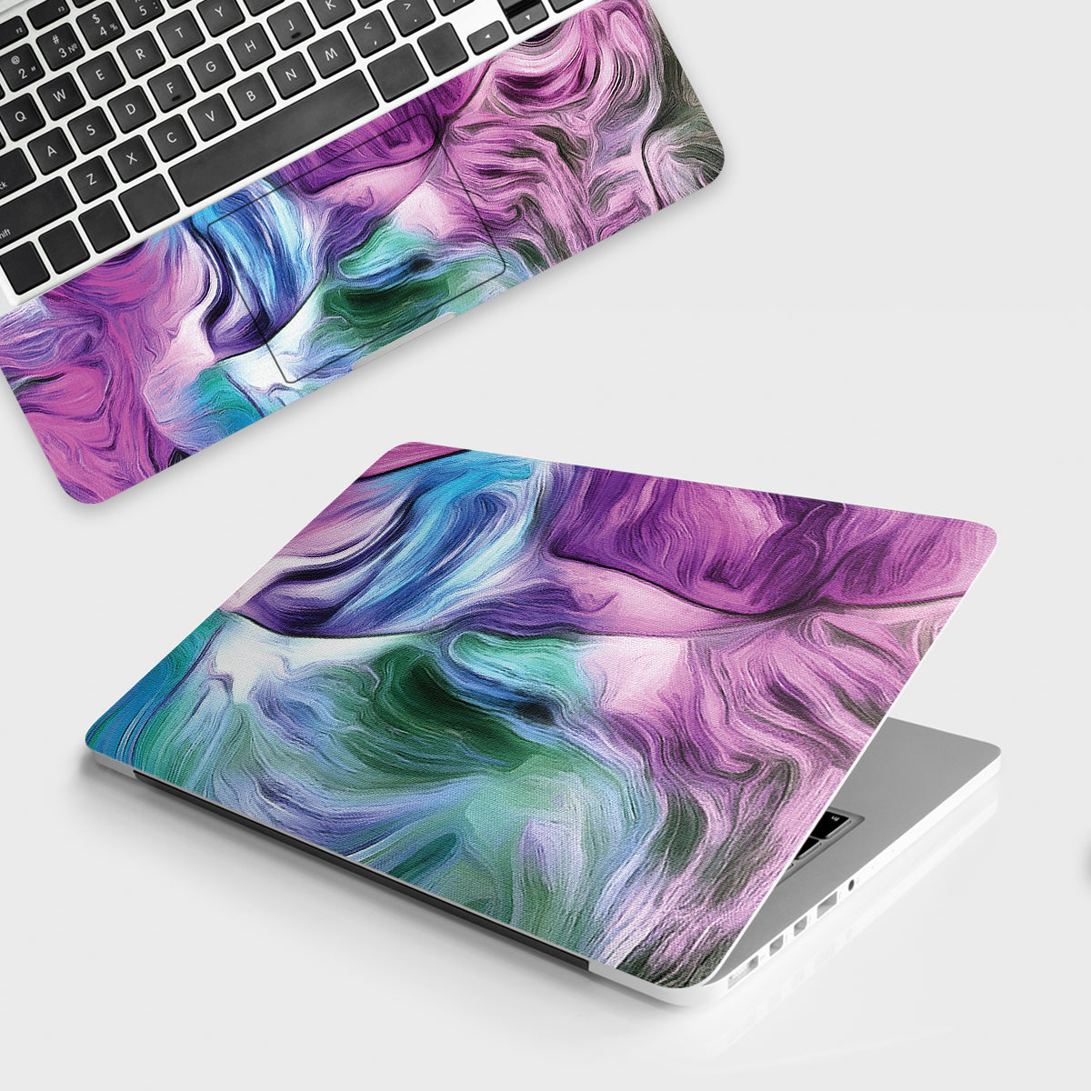 Fomo Store Laptop Skins Abstract Blue Purple
