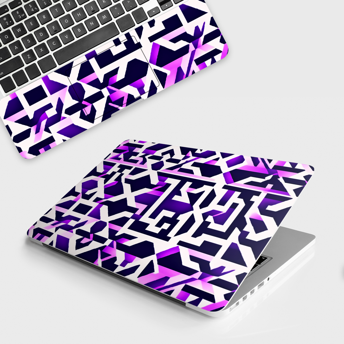 Fomo Store Laptop Skins Abstract Purple Design