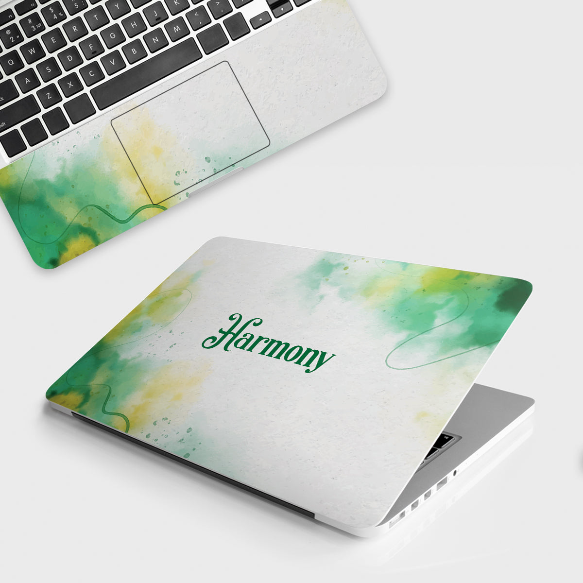 Fomo Store Laptop Skins Abstract Green Harmony