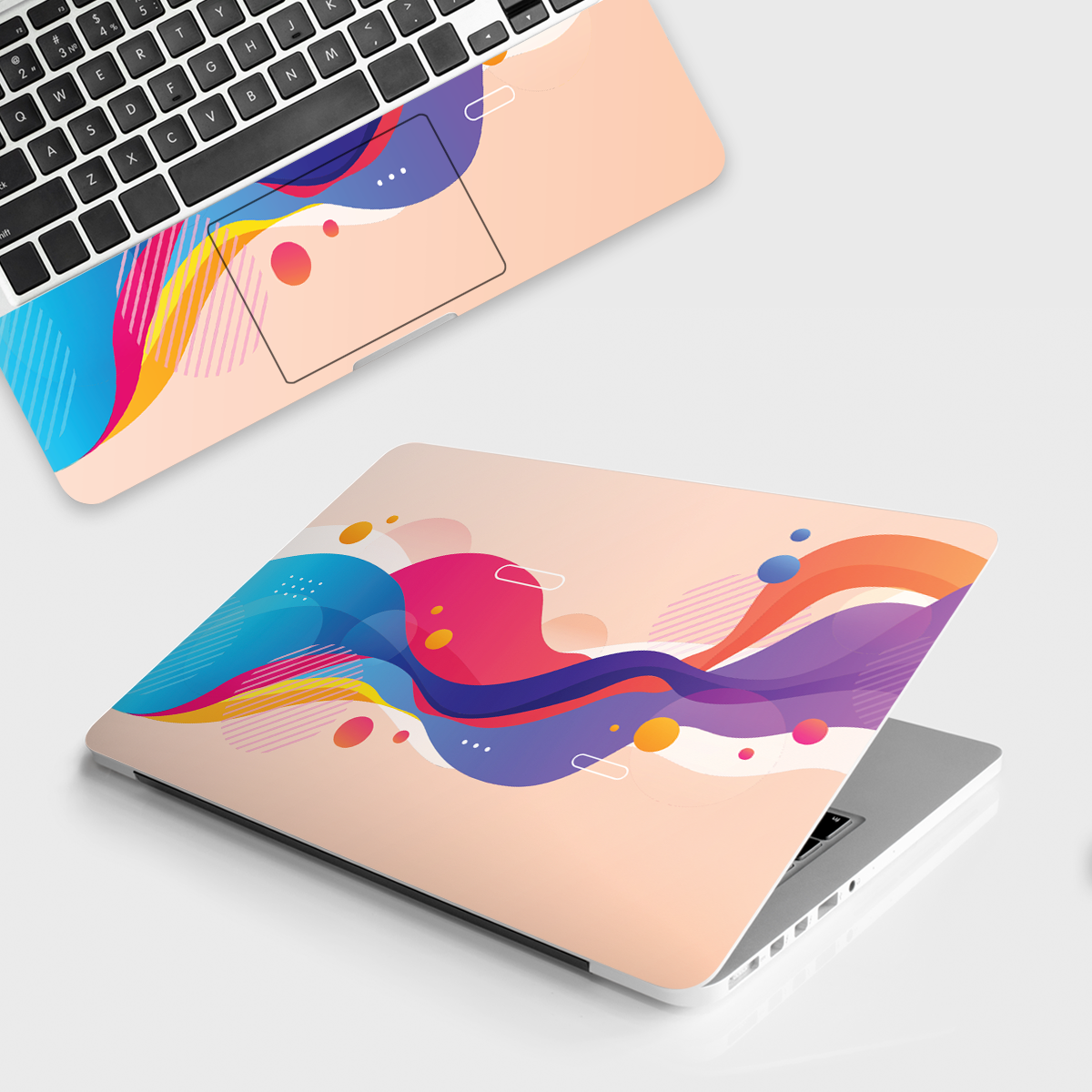 Fomo Store Laptop Skins Abstract Gradient Waves