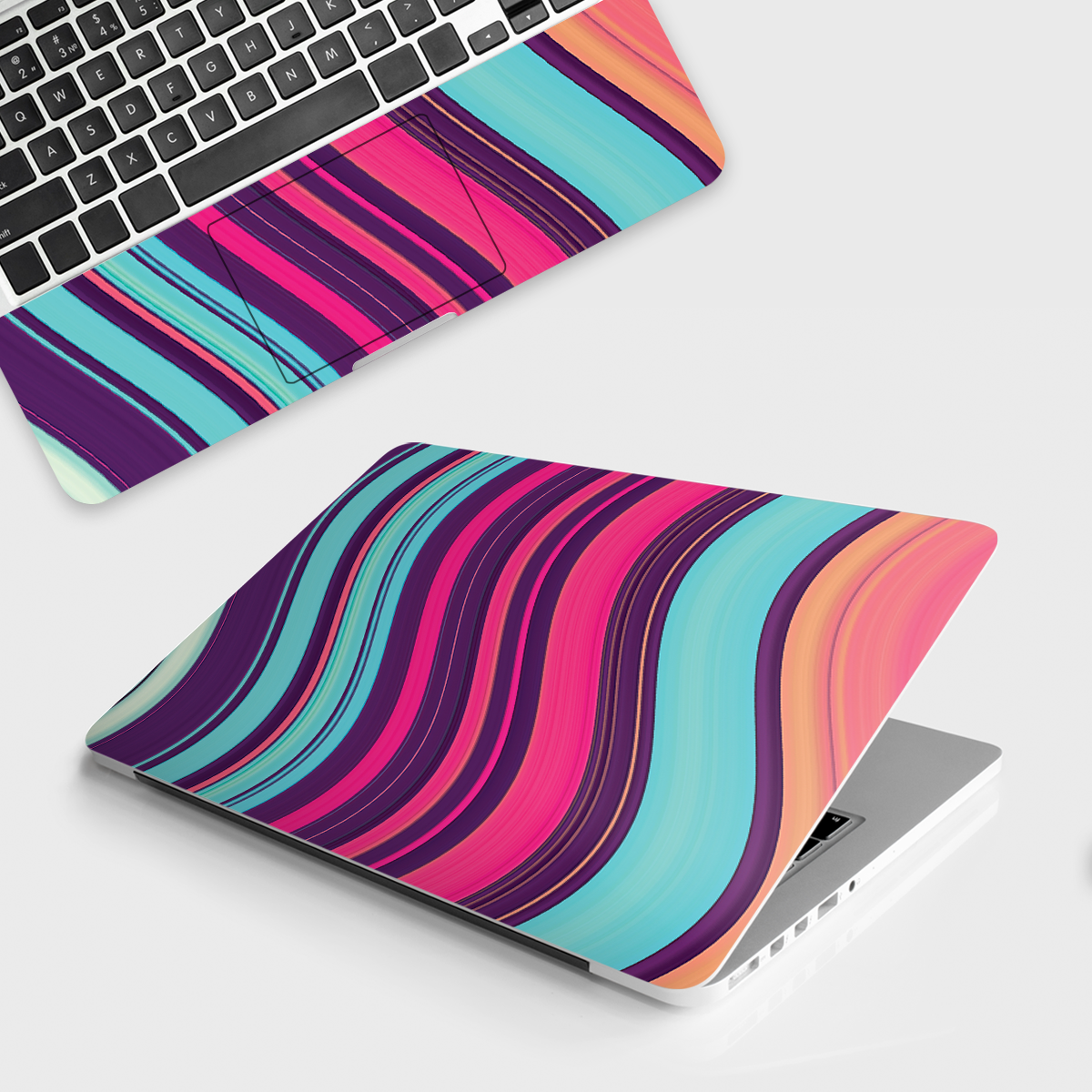 Fomo Store Laptop Skins Abstract Wave2