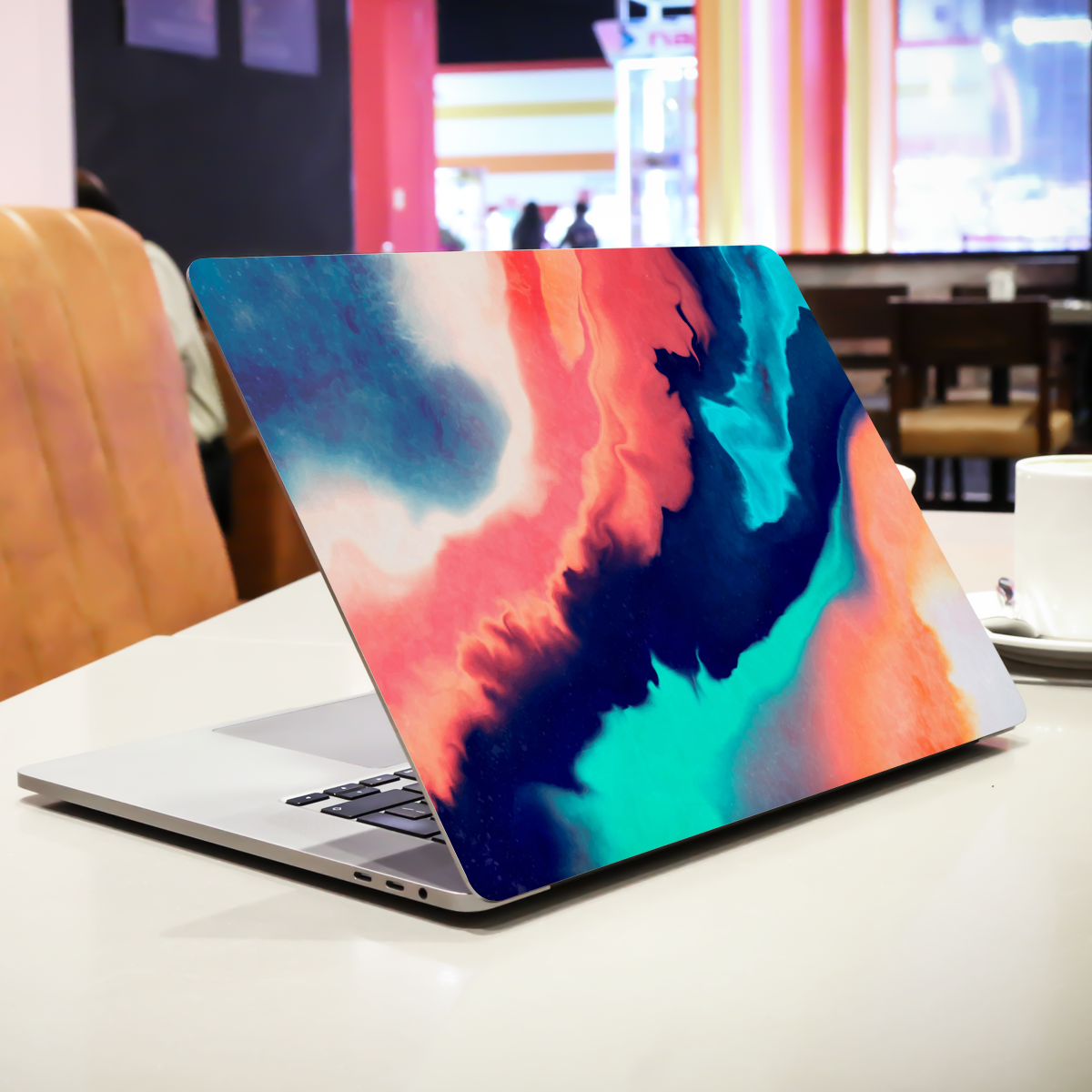 Acrylic Paint Spill Abstract Laptop Skin