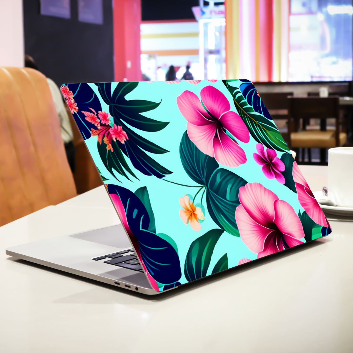 Hibiscus Flowers Botanical Laptop Skin