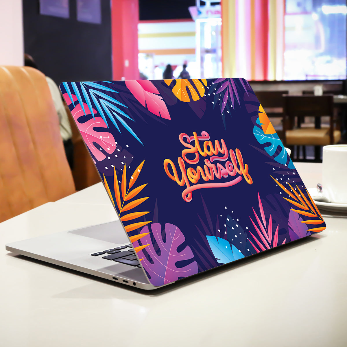 Stay Yourself Florals Botanical Laptop Skin