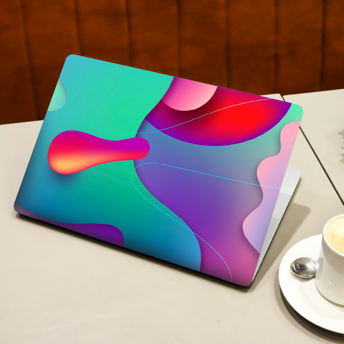 Gradient Blobs Abstract Laptop Skin