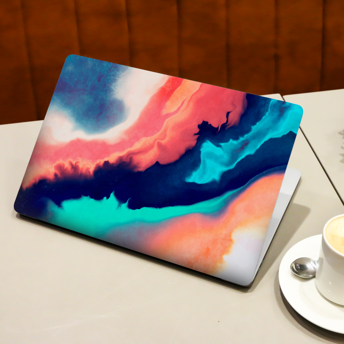 Acrylic Paint Spill Abstract Laptop Skin
