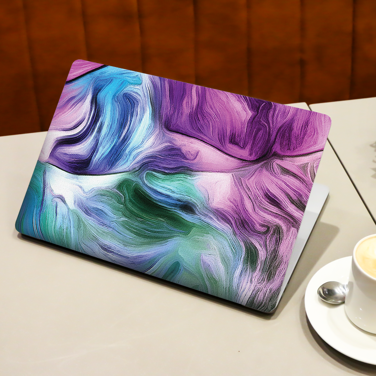Planet and Starts Abstract Laptop Skin