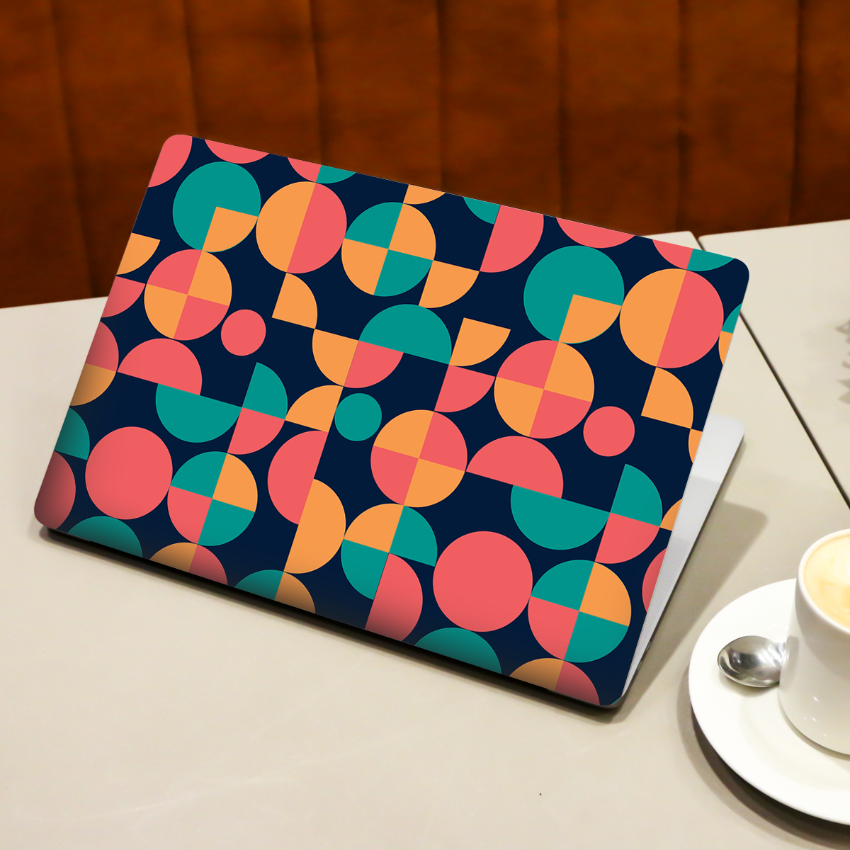 Colorful Circles Abstract Laptop Skin